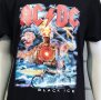 Нова мъжка тениска с дигитален печат на музикалната група AC/DC - Black Ice с Влак, снимка 7