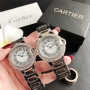 Луксозен дамски ръчен часовник CARTIER. Ръчен водоустойчив часовник, снимка 5