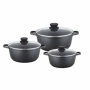 Гранитен комплект касероли Lexical ECO SMART SERIES – 6 части 24/26/30 см, снимка 6