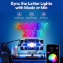 Нови RGB LED светещи букви LOVE с управление през приложение и USB, снимка 3