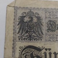 Райх банкнота - Германия - 5 марки / 1917 година- 17952, снимка 5 - Нумизматика и бонистика - 31019905