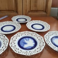 Порцеланови чинии чинийки рязан порцелан, снимка 3 - Антикварни и старинни предмети - 36919382