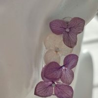 Бижута от епоксидна смола и естествени цветя , снимка 2 - Обеци - 40321991
