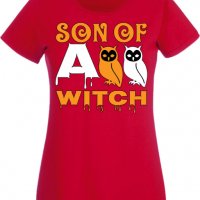 Дамска тениска Son Of A Witch 1,Halloween,Хелоуин,Празник,Забавление,Изненада,Обичаи,, снимка 3 - Тениски - 38138252