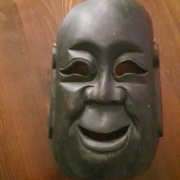 Дървена маска, снимка 1 - Декорация за дома - 37896927