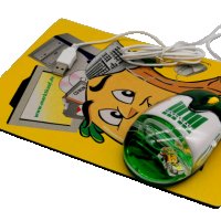 Комплект мишка за PC с подложка 90066, снимка 1 - Клавиатури и мишки - 32044659