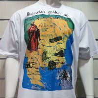 Нова мъжка тениска със ситопечат България - Златен век, снимка 5 - Тениски - 28328997