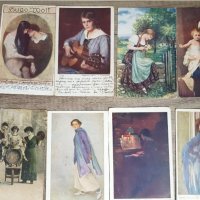 Стари цветни пощенски картички 1908-1920година, снимка 3 - Филателия - 40237652