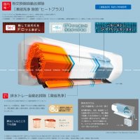 Японски Инверторен климатик HITACHI RASXJ36NW модел 2023, снимка 7 - Климатици - 39523304