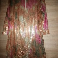 Уникална рокля H&M с пайети, снимка 3 - Рокли - 35379203