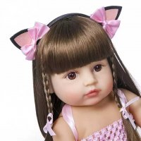 Реборн бебе, Реалистична кукла, Reborn baby doll, винил бебе, снимка 3 - Кукли - 26977396