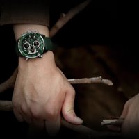 Мъжки часовник Naviforce Military Watch, Сребрист / Зелен, снимка 8 - Мъжки - 40246326
