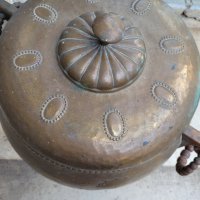 Масивен бронзов арабски съд, снимка 1 - Антикварни и старинни предмети - 42470547