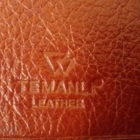  Temanli, Дамско портмоте от естествена кожа, снимка 2 - Портфейли, портмонета - 30901353