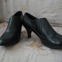 Черни елегантни обувки на висок ток. От естествена кожа., снимка 2 - Дамски елегантни обувки - 36977322