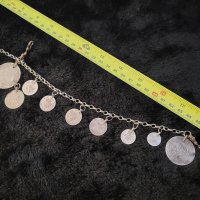 Сребърна Трепка Възрожденски Кюстек Монети накит носия пафта, снимка 3 - Други ценни предмети - 42769345