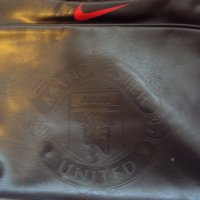 Чанта за през рамо от естествена кожа с логото на Манчестър, снимка 3 - Чанти - 34437436