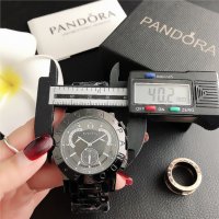 Стилен ръчен дамски часовник Pandora / Пандора, снимка 7 - Дамски - 37074065