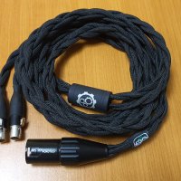 Слушалков 4-Pin XLR кабел Forza AudioWorks Noir Hybrid HPC (за Audeze, Meze, ZMF), снимка 1 - Слушалки и портативни колонки - 40858727