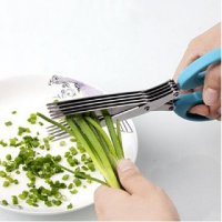 Мултифункционална Ножица за подправки и билки домакинска кухненска зеленчуци, снимка 2 - Други - 37933635