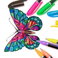 Блестящи магически неонови химикалки за рисуване 48бр. Neon Color Pen - 3 модела, снимка 12 - Рисуване и оцветяване - 42768948