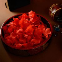 Венчелистчета червени рози изкуствено продажна цена чантата 500 бр от червена роза да купя, снимка 18 - Декорация за дома - 35263550