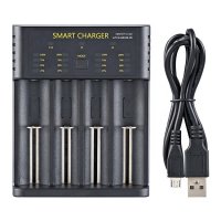 Зарядно Smart USB Charger M04 за 18650 Li-Ion батерии, снимка 1 - Друга електроника - 37761991