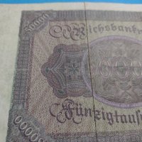 Райх банкнота - 50 000 марки 1922 година Германия - за колекция - 18894, снимка 10 - Нумизматика и бонистика - 31186507