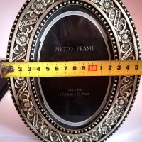 Прекрасна Посребрена Рамка За Снимка, снимка 7 - Антикварни и старинни предмети - 42265476