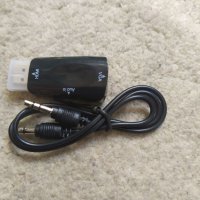 Мини преходник HDMI към VGA + аудио, снимка 2 - Други - 30207638
