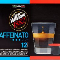 Caffè Vergnano 1882 Cremoso или Декаф.12 капсули кафе Dolce Gusto