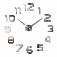 4202 Стенен часовник със залепващи арабски цифри, снимка 3 - Други стоки за дома - 37357632
