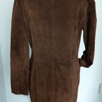 Дамски елегантен блейзър тип манто / преходно палто / от естествен велур "Pauw" design, снимка 7 - Палта, манта - 16208964