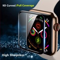  9D Стъклен Протектор за Apple Watch iWatch 41 45 40 42 44 38 49 mm мм стъкло ultra, снимка 6 - Аксесоари за Apple - 38553028