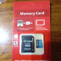 32 GB  карта памет за лаптоп, телефон, фотоапарат , снимка 1 - Карти памет - 42114817