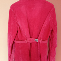 Страхотно розово вталено джинсово сако, размер 40 (М), снимка 2 - Сака - 44741473