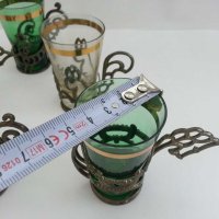 Руски стакани подстакани с чашки , снимка 3 - Антикварни и старинни предмети - 29913183