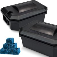 READY STEADY DEFEND Кутия примамка за гризачи и восък, (2 кутии и блокчета 500 g), снимка 1 - Други стоки за дома - 42284910