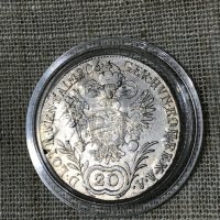 Сребърна монета 20 кройцера Австрия 1806г - C, снимка 1 - Нумизматика и бонистика - 31792315