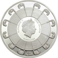 сребърна монета 2 oz Гуинивър 2016, снимка 2 - Нумизматика и бонистика - 35252094