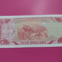 Банкнота Либерия-15541, снимка 3 - Нумизматика и бонистика - 30547118