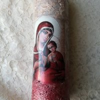 Бутилка за подарък с икона на Света Богородица, снимка 1 - Икони - 35602745