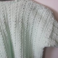 Нова плетена блуза в нежно зелено, снимка 6 - Други - 36957199