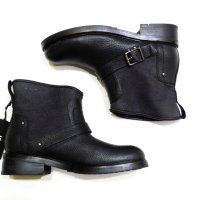 НОВИ и Намалени! G-Star Leon Boots Black Дамски Боти Естествена Кожа + Деним Номер 39, снимка 1 - Дамски боти - 35355026