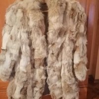 Дамско палто със дълъг косъм от лисица , снимка 5 - Палта, манта - 30472468