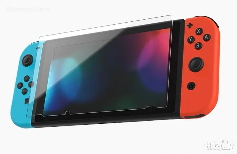 Стъклен screen protector Coteci за Nintendo Switch / 2бр. Баркод : 2403638, снимка 1