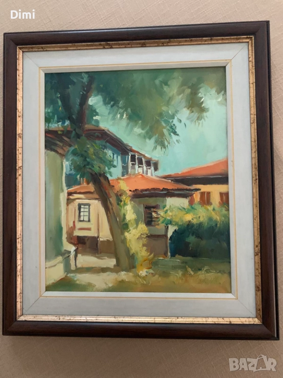 ХРИСТО ВЛАШЕВ масло пейзаж, снимка 1