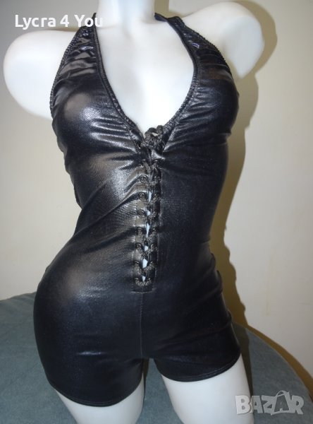 Kitten by Allure Lingerie S къс дамски кожен гащеризон, снимка 1