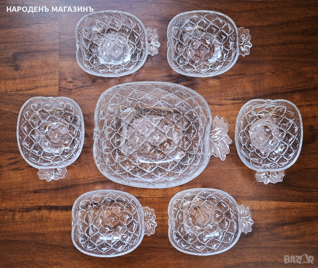 BORGONOVO - ITALY - НОВ сервиз за плодови салати кремове десерти чинии сервиз кутия купи , снимка 1