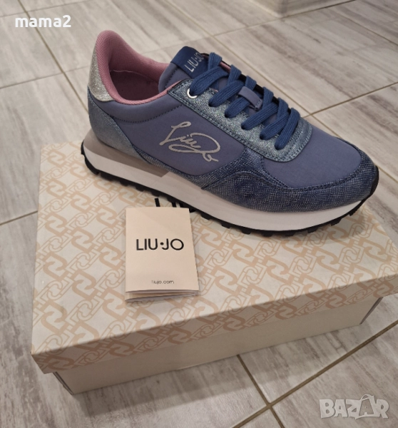 Нови маратонки liu jo бели и сини, снимка 1